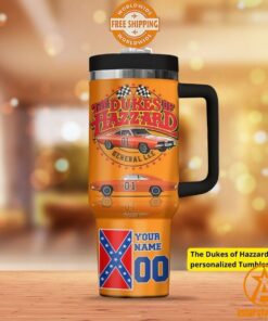 The Dukes of Hazzard personalized Tumbler