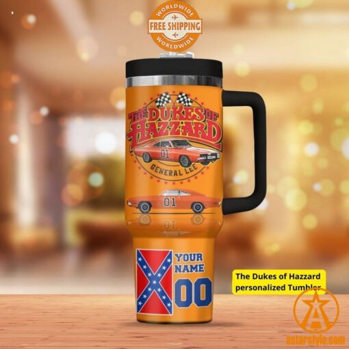 The Dukes of Hazzard personalized Tumbler