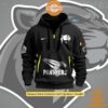 Thonon Black Panthers Half Zip Heavy Hoodie Elegant and sober Pic