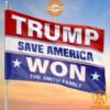 Trump Won Save America Flag