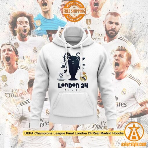 UEFA Champions League Final London 24 Real Madrid Hoodie