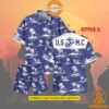 us marine corps hawaiian shirt and shorts jpg