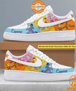 Winnie-the-Pooh Characters Nike Air Force Shoes