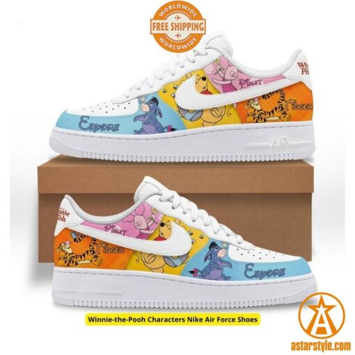 Winnie-the-Pooh Characters Nike Air Force Shoes