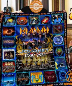 Def Leppard Journey Tour 2024 Blanket