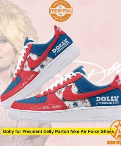 Dolly for President Dolly Parton Nike Air Force Shoes