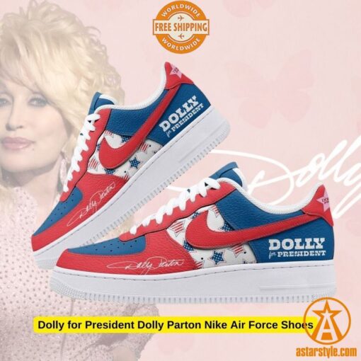 Dolly for President Dolly Parton Nike Air Force Shoes