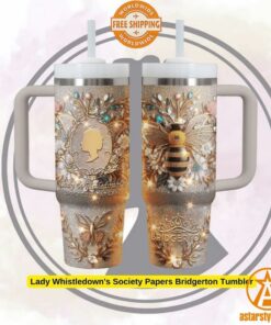 Lady Whistledown’s Society Papers Bridgerton Tumbler