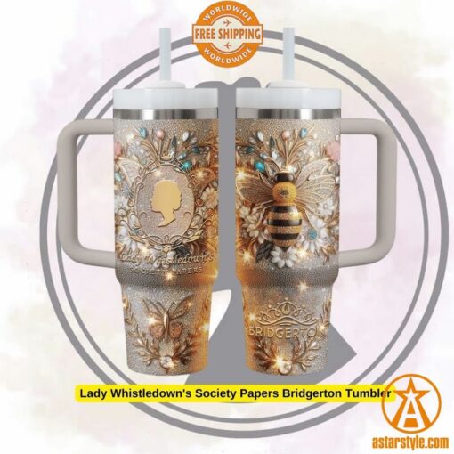 Lady Whistledown’s Society Papers Bridgerton Tumbler