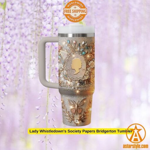 Lady Whistledown’s Society Papers Bridgerton Tumbler