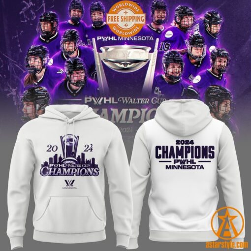 Minnesota PWHL Champions 2024 Hoodie