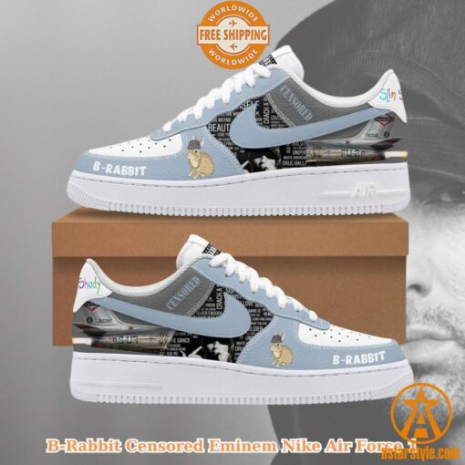 BEST B-Rabbit Censored Eminem Nike Air Force 1