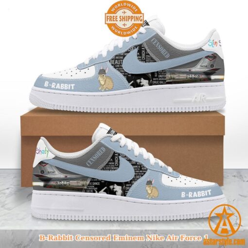 BEST B-Rabbit Censored Eminem Nike Air Force 1