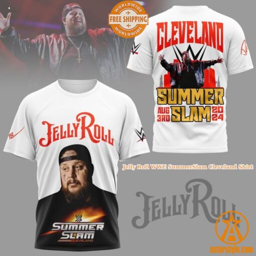 BEST Jelly Roll WWE SummerSlam Cleveland Shirt