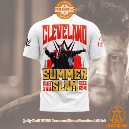 BEST Jelly Roll WWE SummerSlam Cleveland Shirt