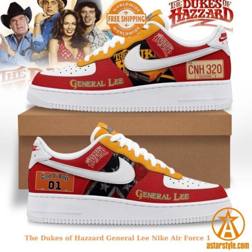 BEST The Dukes of Hazzard General Lee Nike Air Force 1