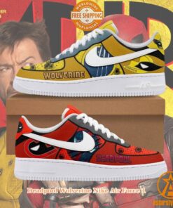 HOT Deadpool Wolverine Nike Air Force 1