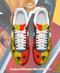 HOT Deadpool Wolverine Nike Air Force 1