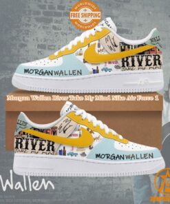 HOT Morgan Wallen River Take My Mind Nike Air Force 1