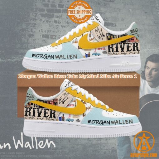 HOT Morgan Wallen River Take My Mind Nike Air Force 1