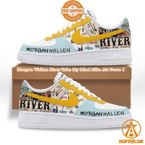 HOT Morgan Wallen River Take My Mind Nike Air Force 1