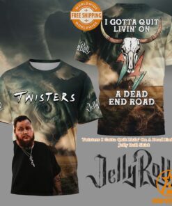 HOT Twisters I Gotta Quit Livin’ On A Dead End Road Jelly Roll Shirt