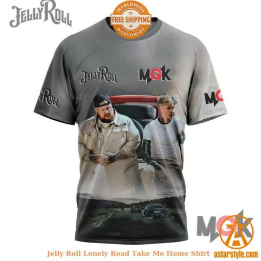 NEW Jelly Roll Lonely Road Take Me Home Shirt