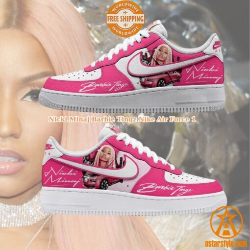 NEW Nicki Minaj Barbie Tingz Nike Air Force 1