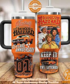 NEW The Dukes of Hazzard 45 Years Anniversary Stanley Tumbler