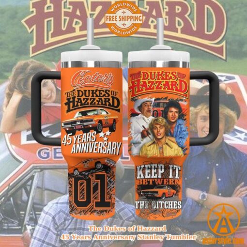 NEW The Dukes of Hazzard 45 Years Anniversary Stanley Tumbler