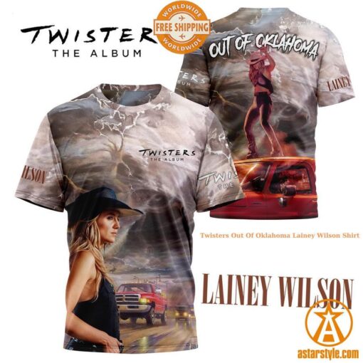 NEW Twisters Out Of Oklahoma Lainey Wilson Shirt