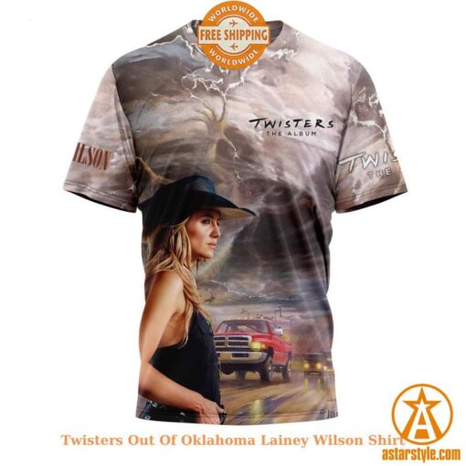 NEW Twisters Out Of Oklahoma Lainey Wilson Shirt