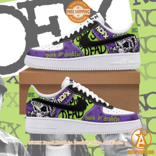 TRENDING NOFX Band Punk in Drublic Nike Air Force 1