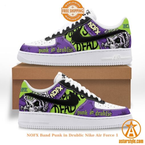 TRENDING NOFX Band Punk in Drublic Nike Air Force 1